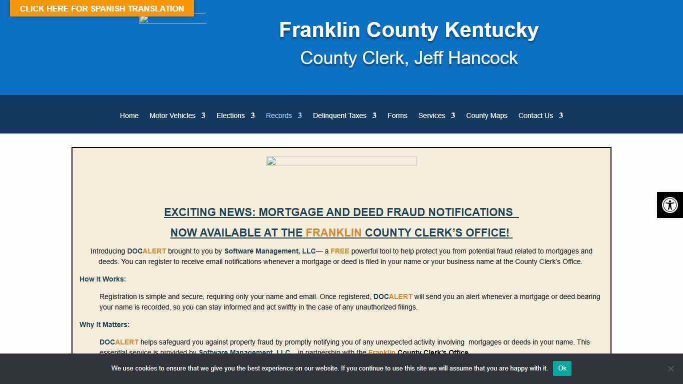 Records - Franklin County Clerk