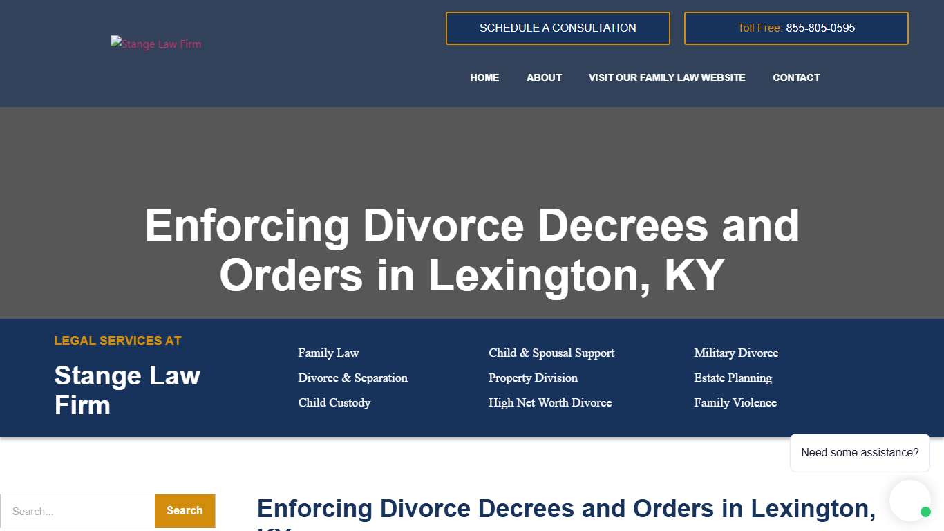 Enforcing Divorce Decrees and Orders in Lexington, KY (2026)